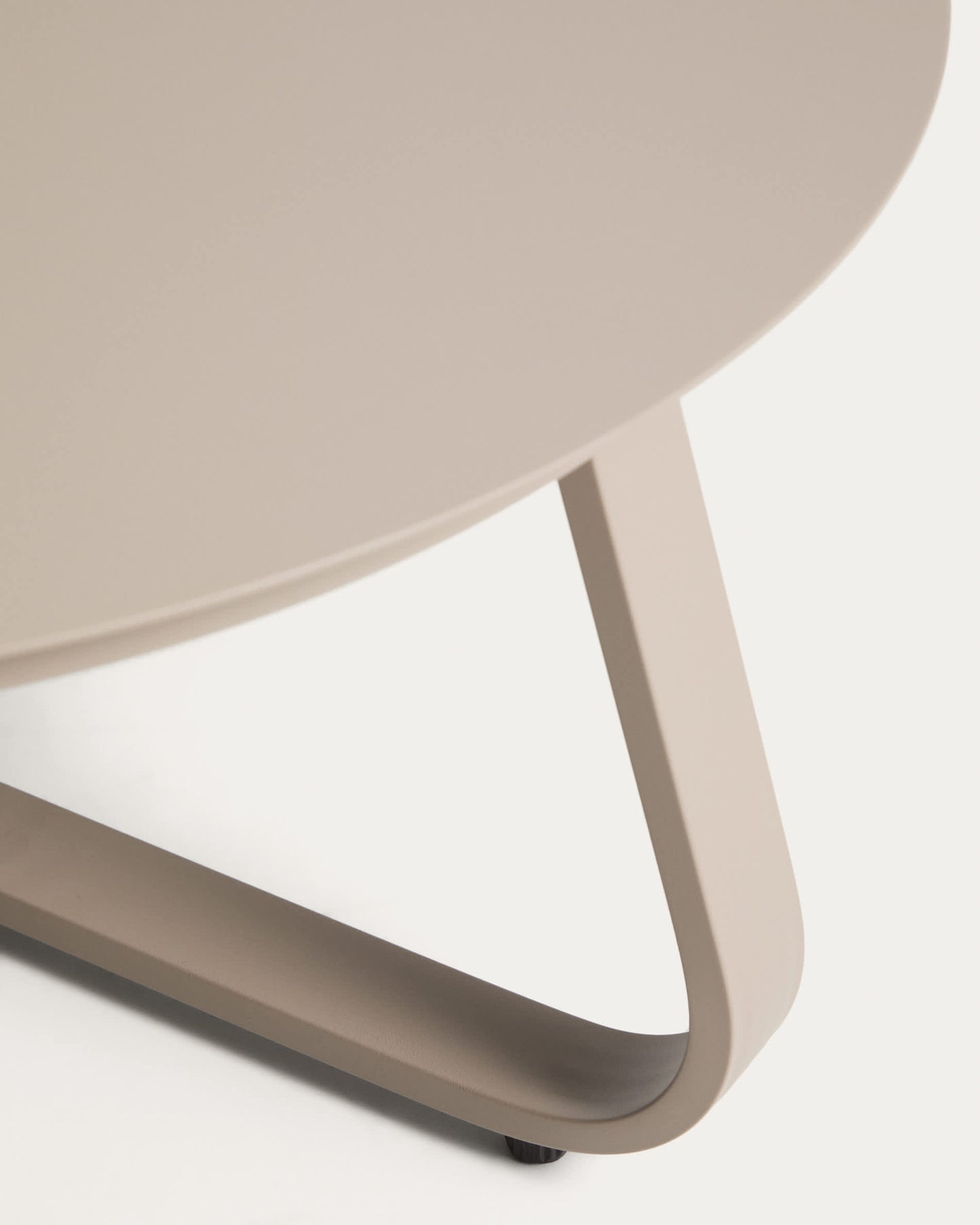 Tavolino da esterno Tamaris in alluminio tortora Ø 80 cm
