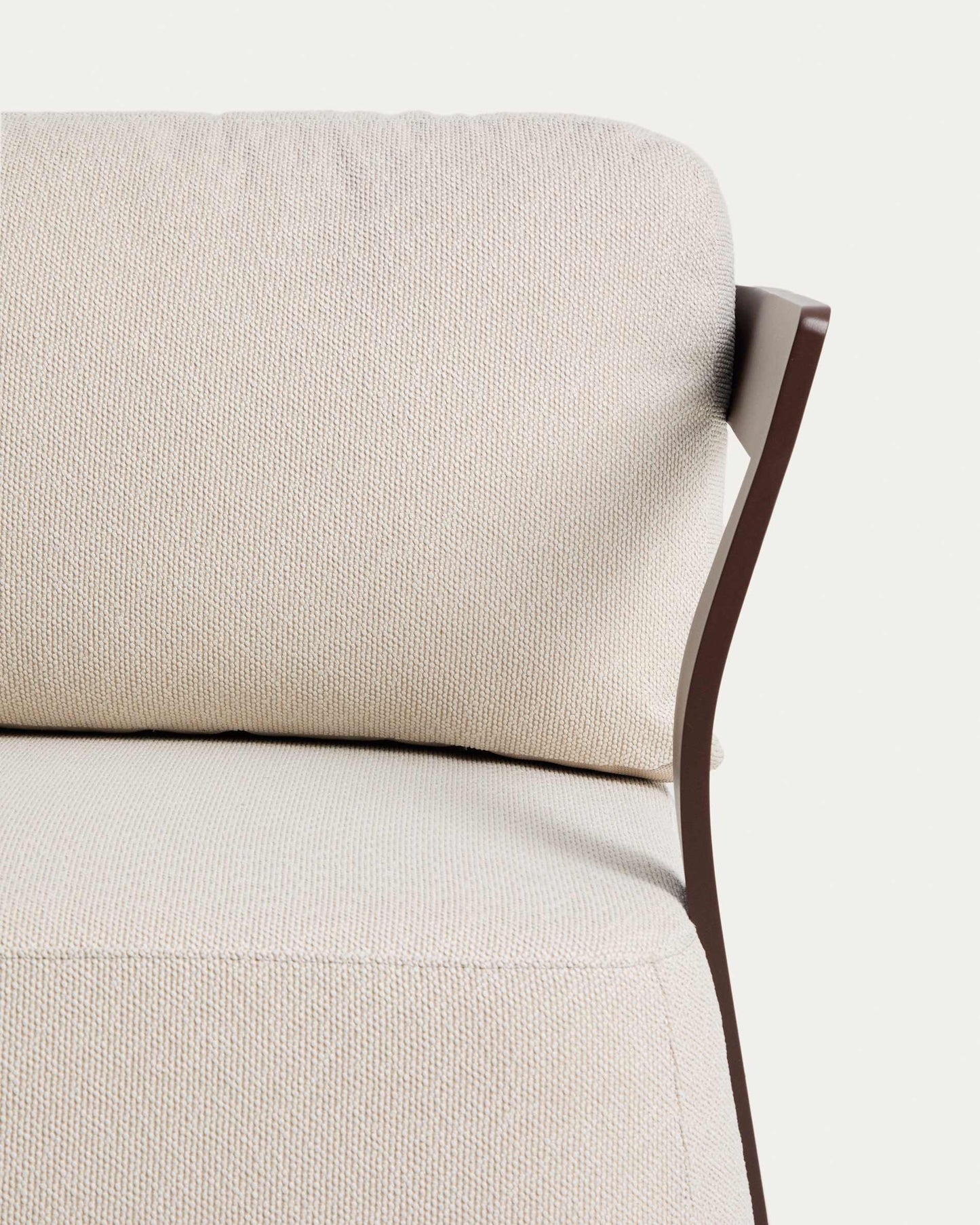 Poltrona da esterno Tamaris in alluminio marrone