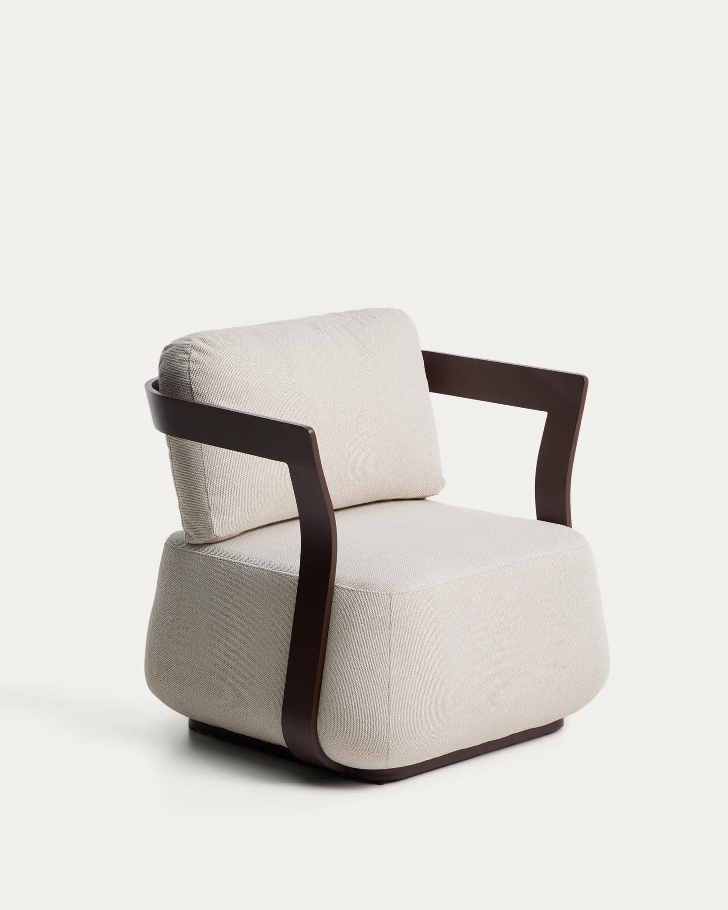 Poltrona da esterno Tamaris in alluminio marrone