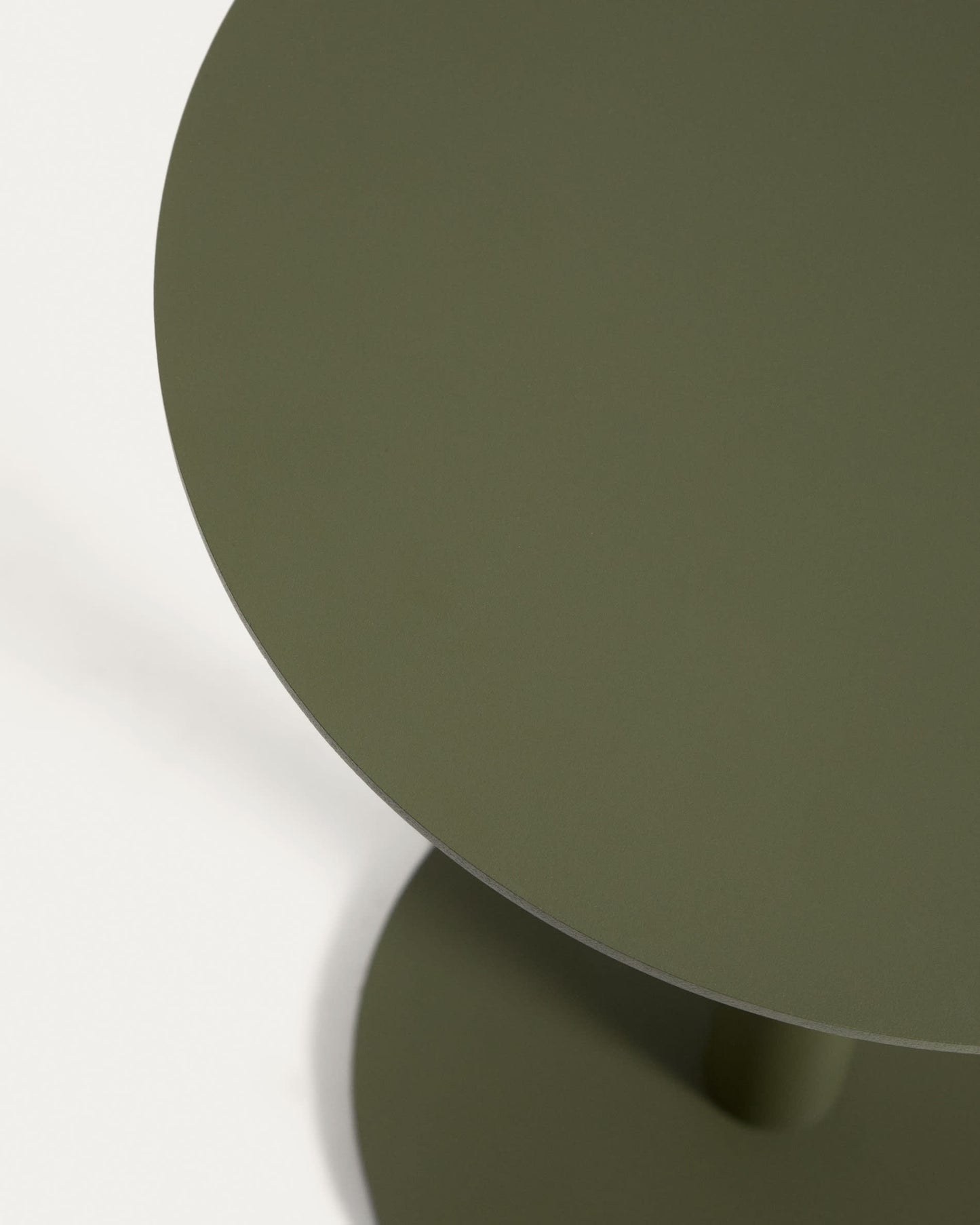 Tavolino da appoggio Asinara in alluminio verde Ø 40 cm
