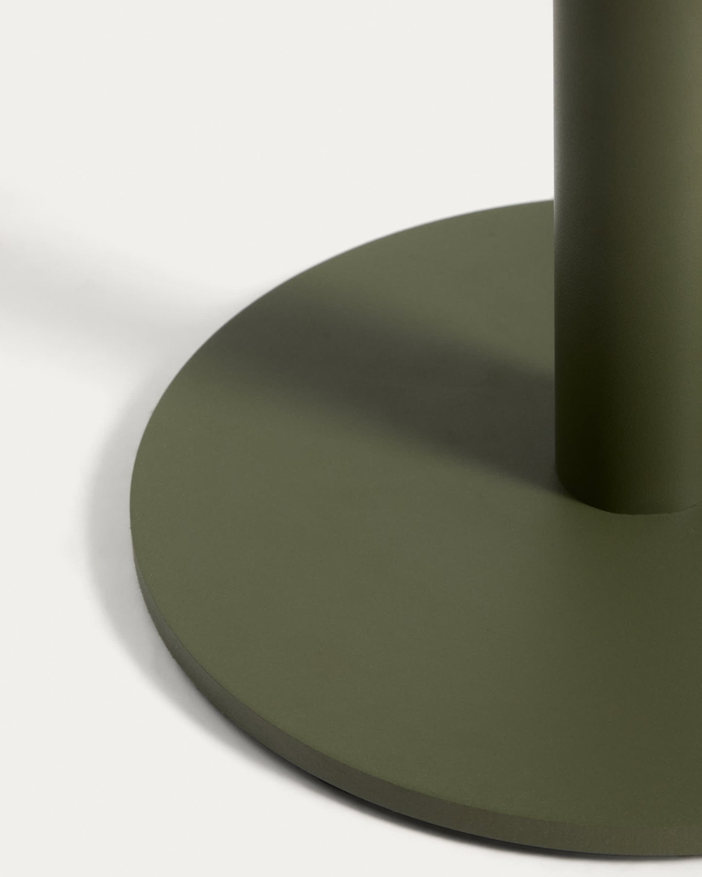 Tavolino da appoggio Asinara in alluminio verde Ø 40 cm