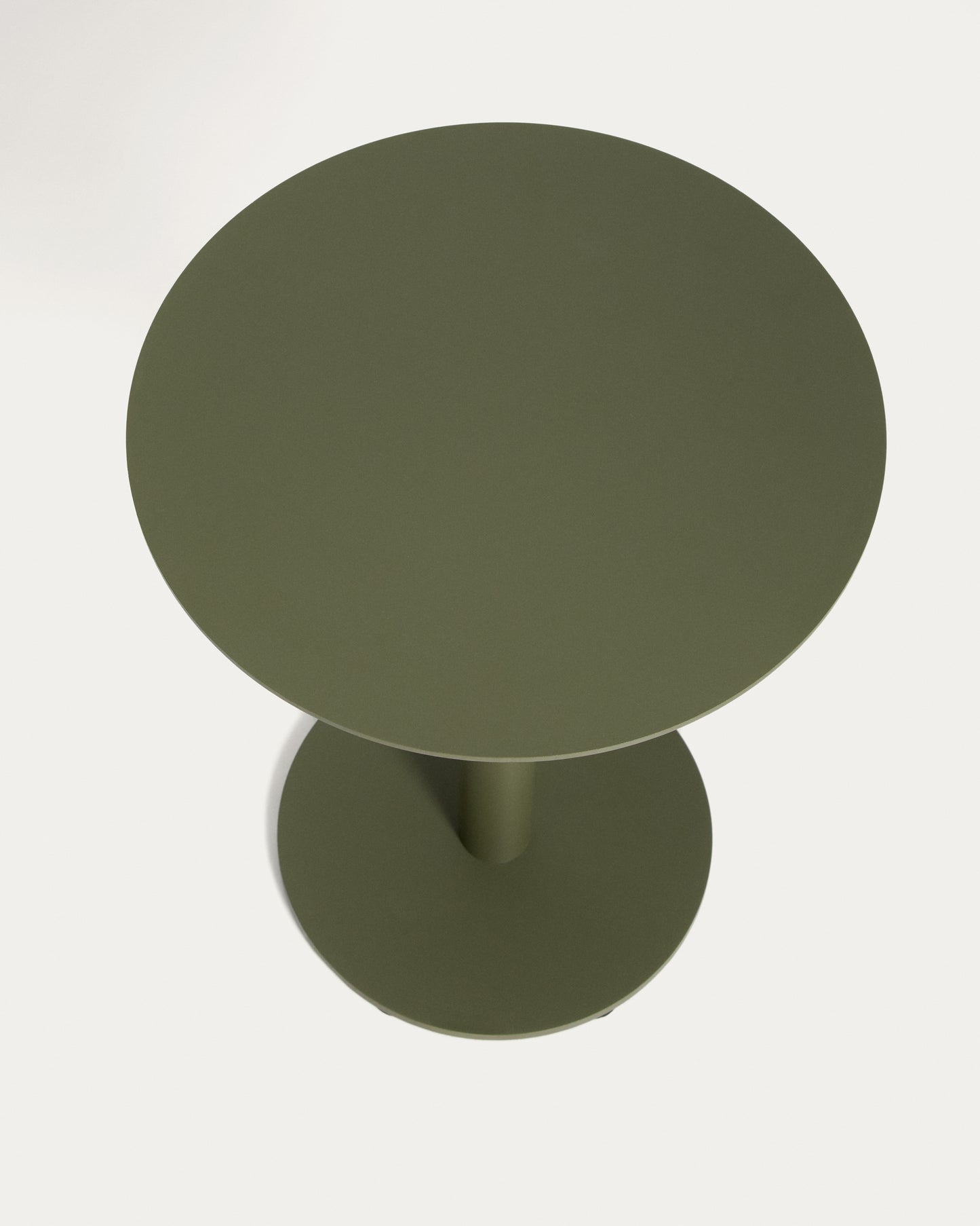 Tavolino da appoggio Asinara in alluminio verde Ø 40 cm