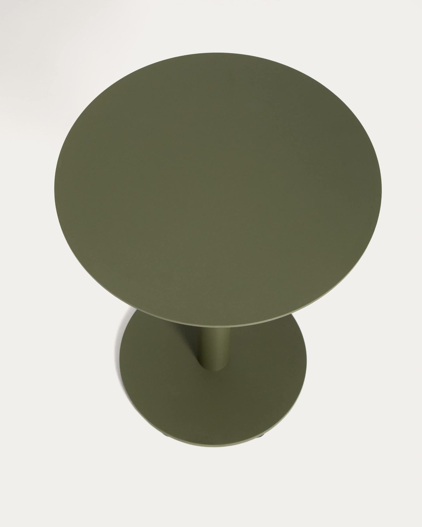 Tavolino da appoggio Asinara in alluminio verde Ø 40 cm