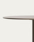 Tavolino da appoggio Asinara in alluminio beige Ø 40 cm