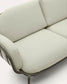 Divano da esterno 2 posti Joncols in alluminio verniciato grigio 164 cm