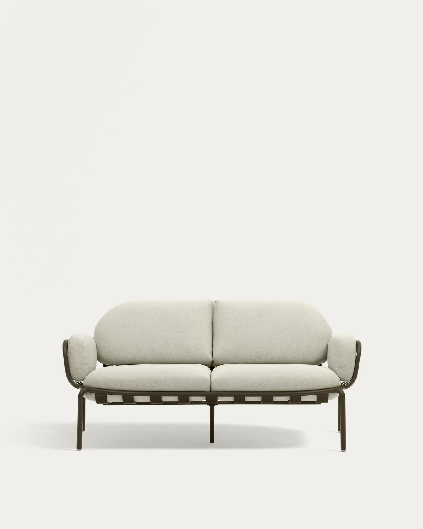 Divano da esterno 2 posti Joncols in alluminio verniciato grigio 164 cm