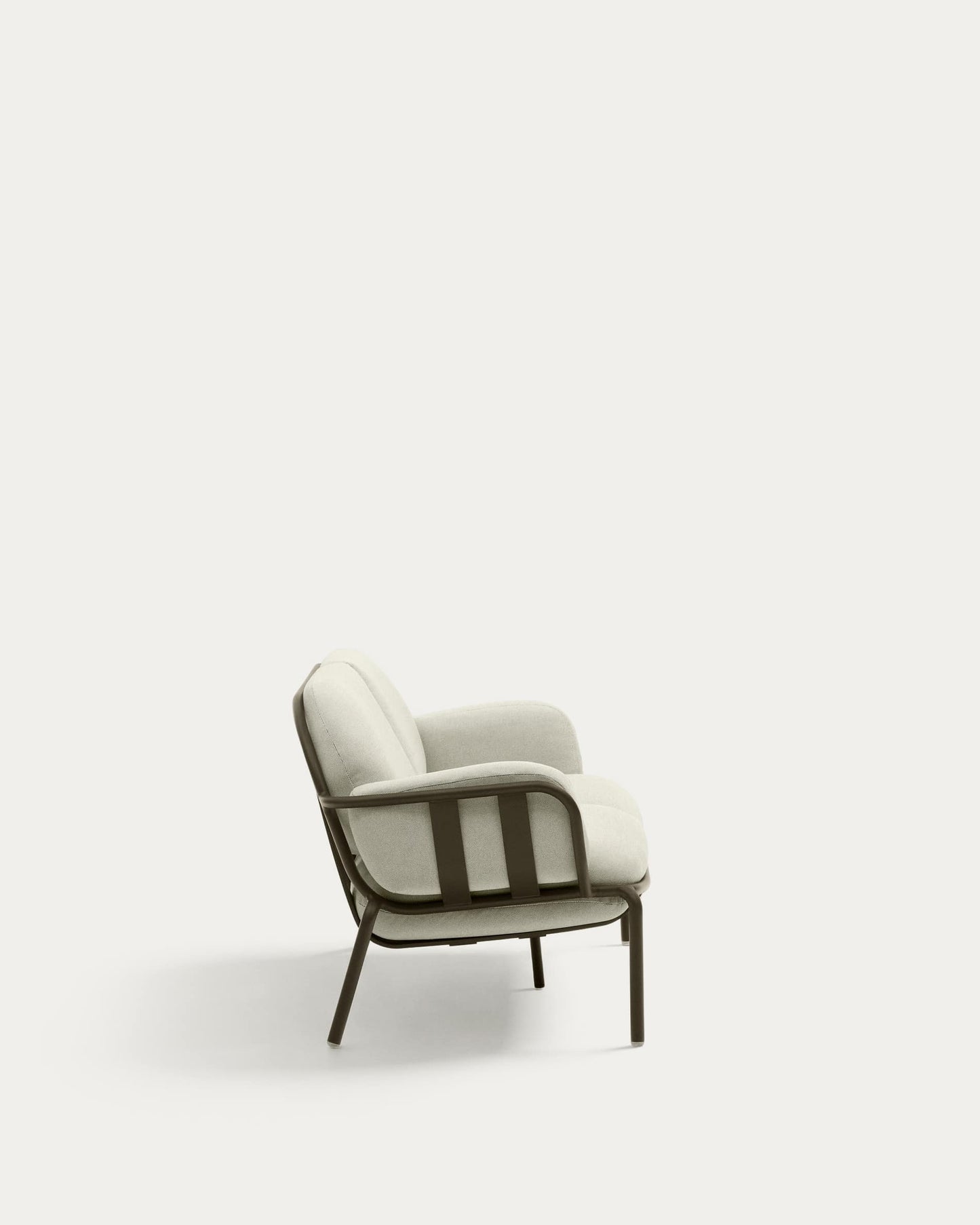 Divano da esterno 2 posti Joncols in alluminio verniciato grigio 164 cm