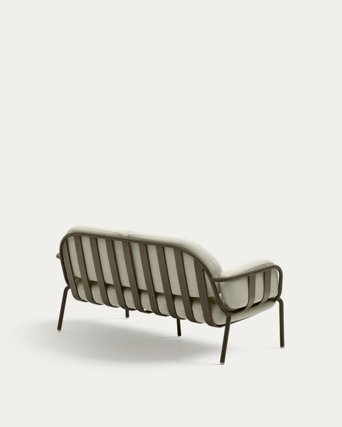 Divano da esterno 2 posti Joncols in alluminio verniciato grigio 164 cm
