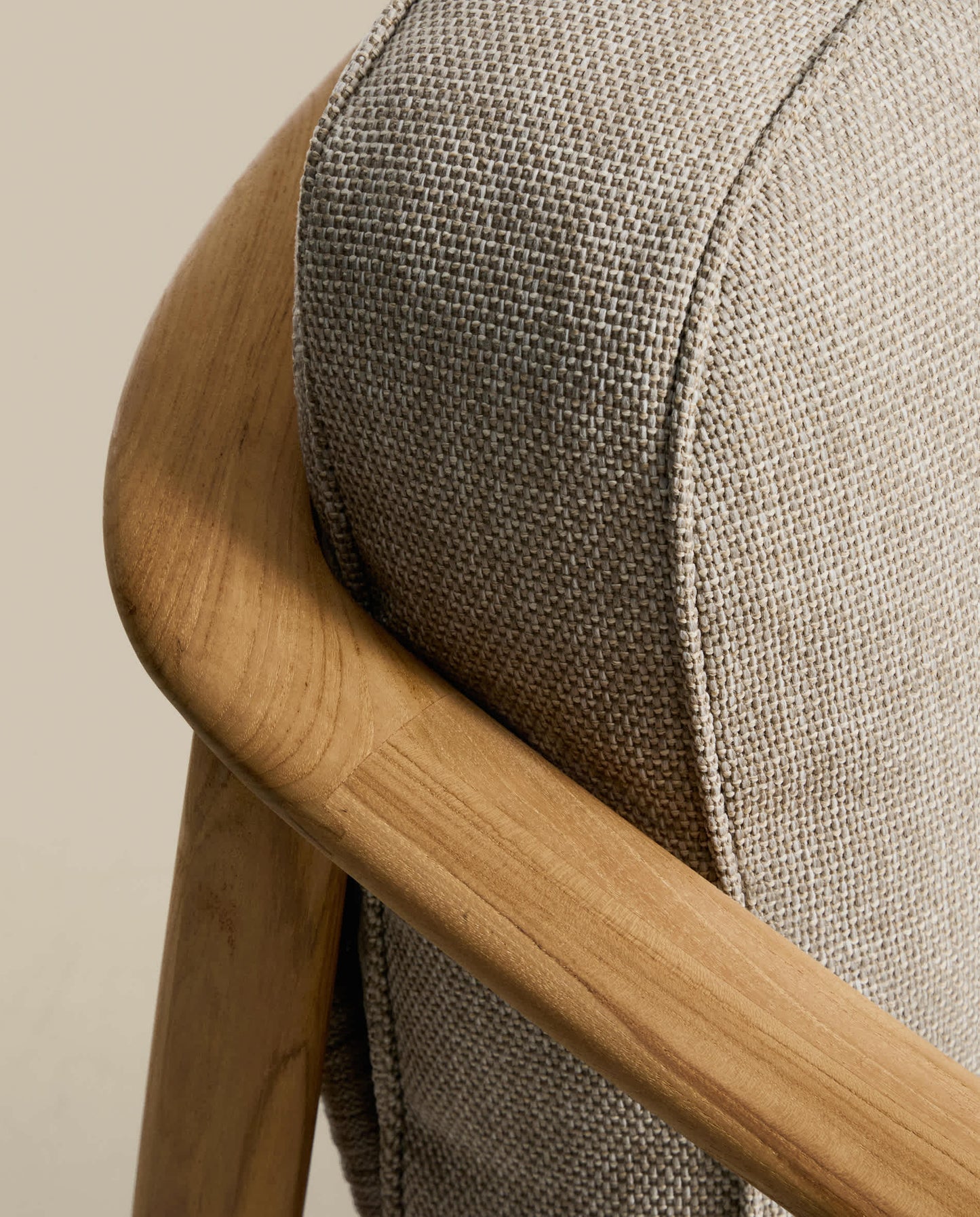 Divano 2 posti da esterno Elunda in teak massiccio FSC 100% 149 cm