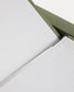 Lettino impilabile Capraia in alluminio verde e texteline beige
