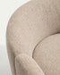 Poltrona Corvena in ciniglia beige FSC Mix Credit 98 cm