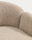 Poltrona Corvena in ciniglia beige FSC Mix Credit 98 cm