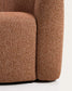 Poltrona Corvena in ciniglia terracotta FSC Mix Credit 98 cm