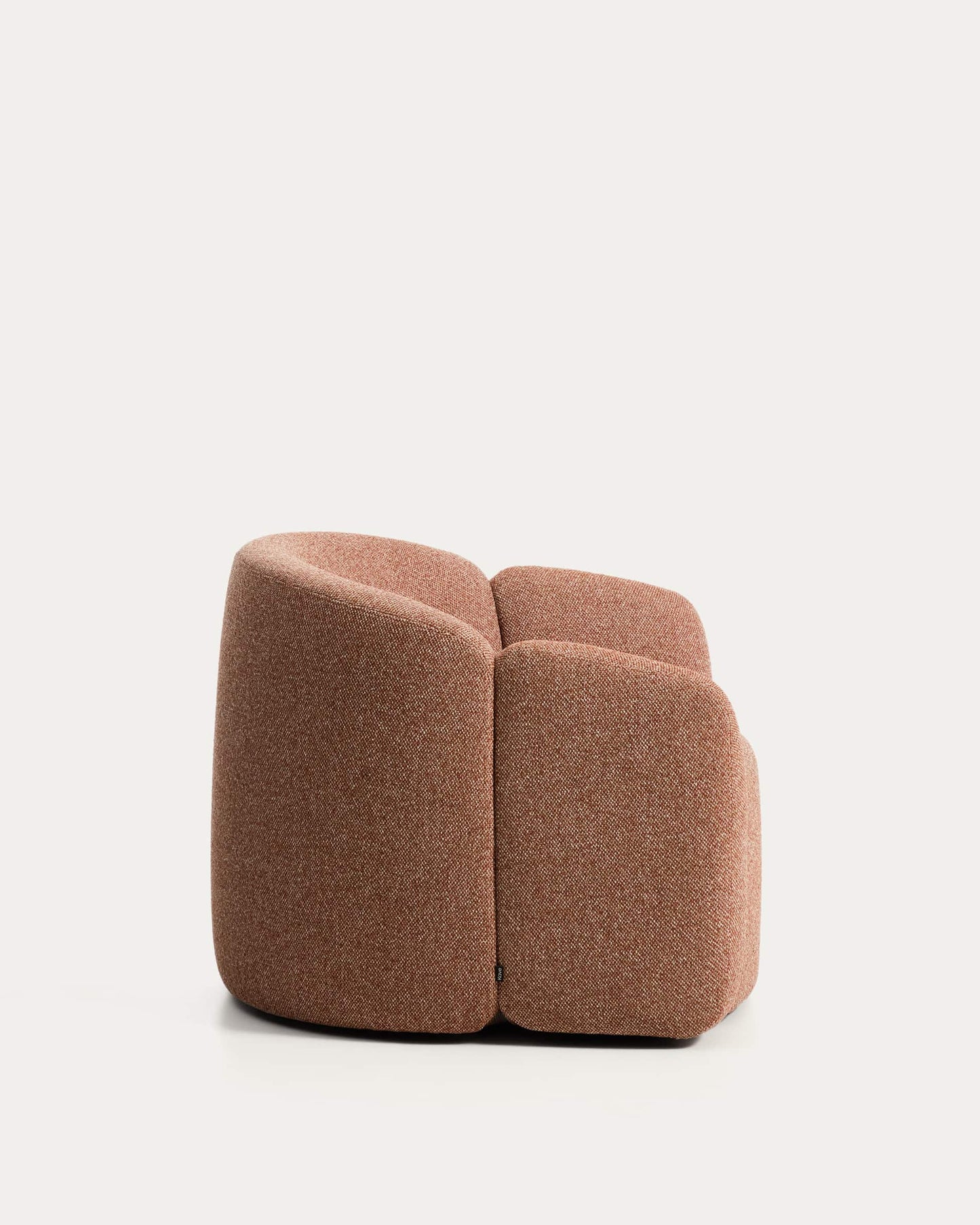 Poltrona Corvena in ciniglia terracotta FSC Mix Credit 98 cm