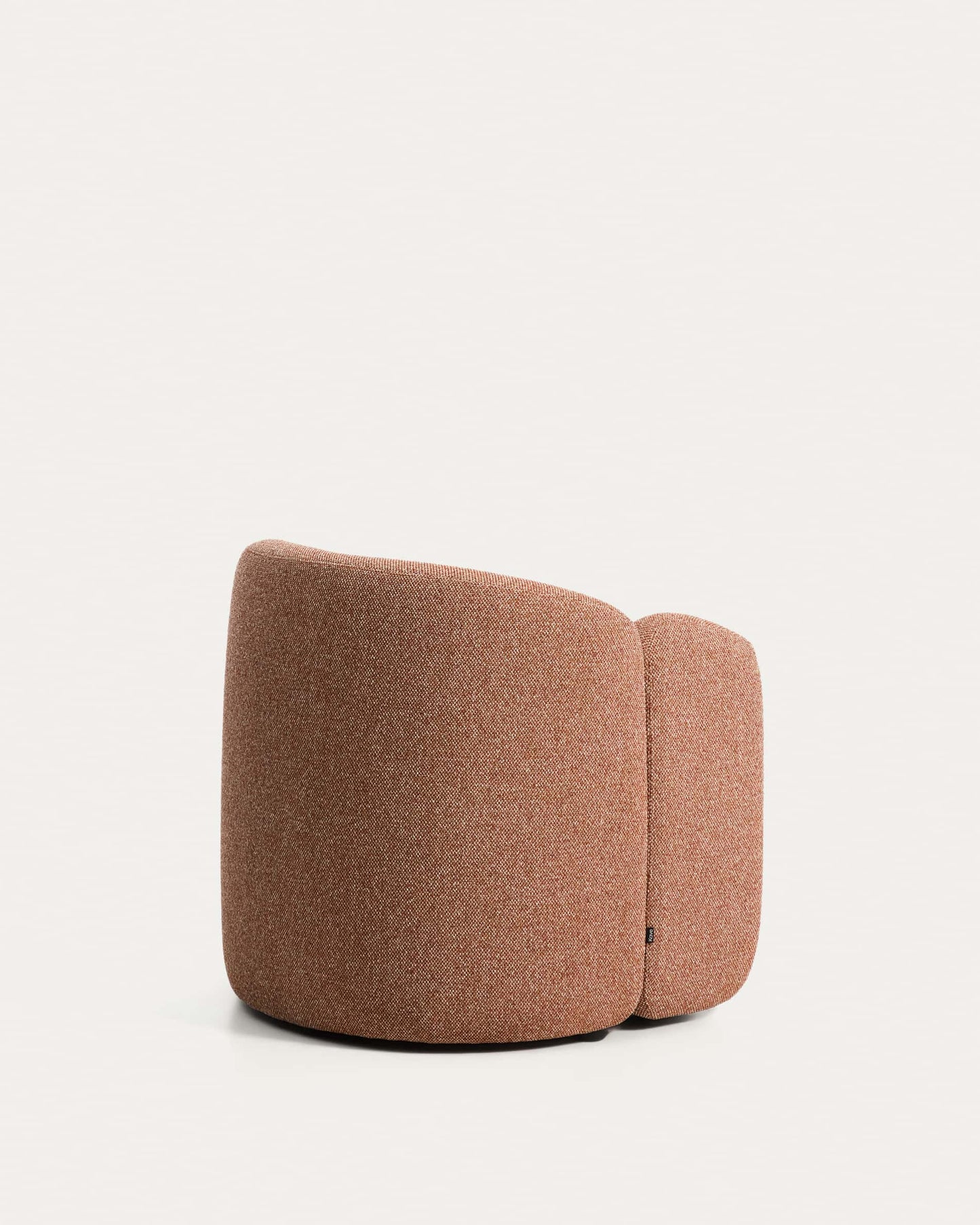 Poltrona Corvena in ciniglia terracotta FSC Mix Credit 85 cm
