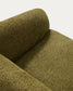 Poltrona Milare in ciniglia verde oliva 83 cm FSC 100%