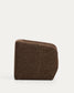 Poltrona Milare in ciniglia marrone cioccolato 83 cm FSC 100%