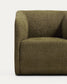 Poltrona Milare in ciniglia verde oliva 73 cm FSC 100%