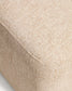Poggiapiedi Nedilo quadrato in ciniglia beige FSC Mix Credit