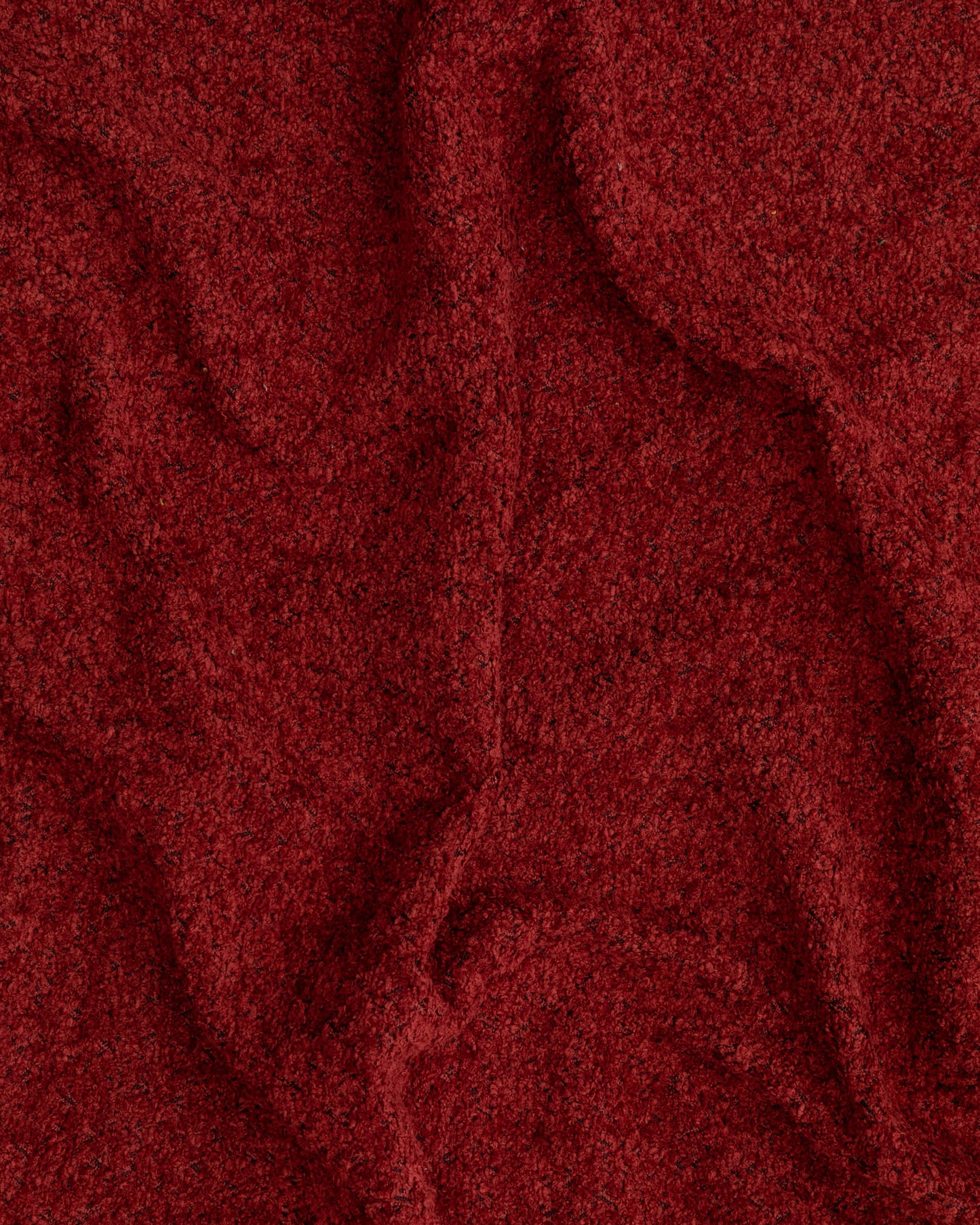 Poltrona Club in shearling bordeaux