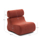 Poltrona Club in shearling terracotta
