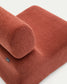 Poltrona Club in shearling terracotta