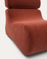 Poltrona Club in shearling terracotta