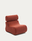 Poltrona Club in shearling terracotta