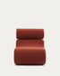 Poltrona Club in shearling terracotta