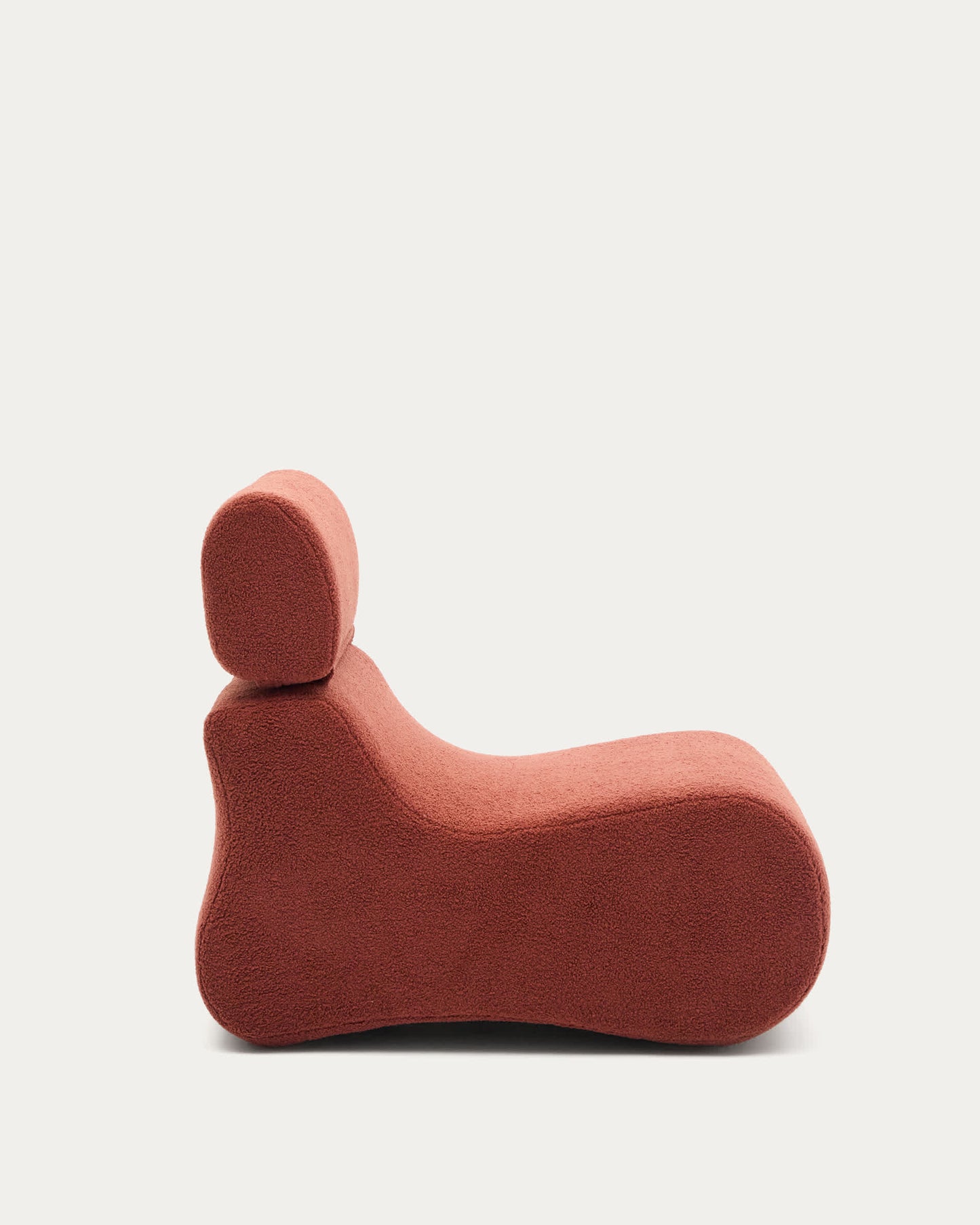Poltrona Club in shearling terracotta
