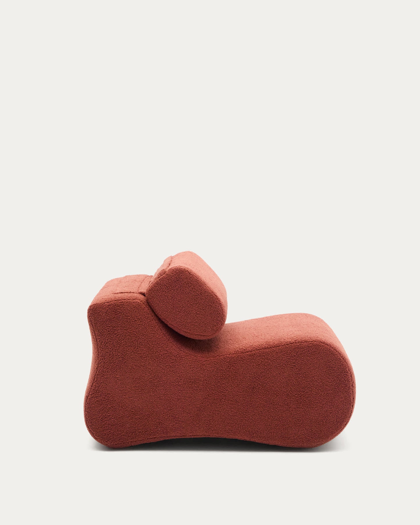 Poltrona Club in shearling terracotta