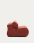 Poltrona Club in shearling terracotta