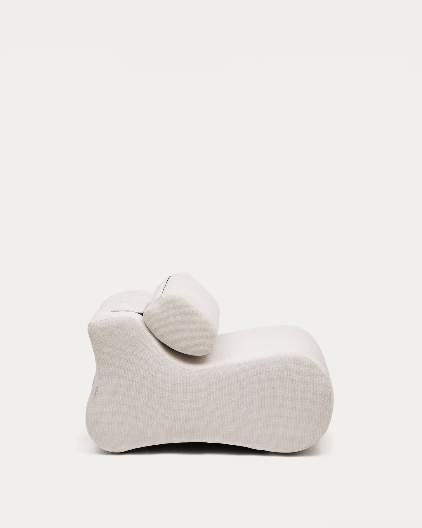 Poltrona Club in ciniglia perla