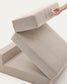 Pouf letto convertibile Arty beige 70 x 89 (200) cm