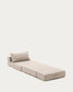 Pouf letto convertibile Arty beige 70 x 89 (200) cm