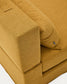 Pouf letto convertibile Arty mostarda 70 x 89 (200) cm