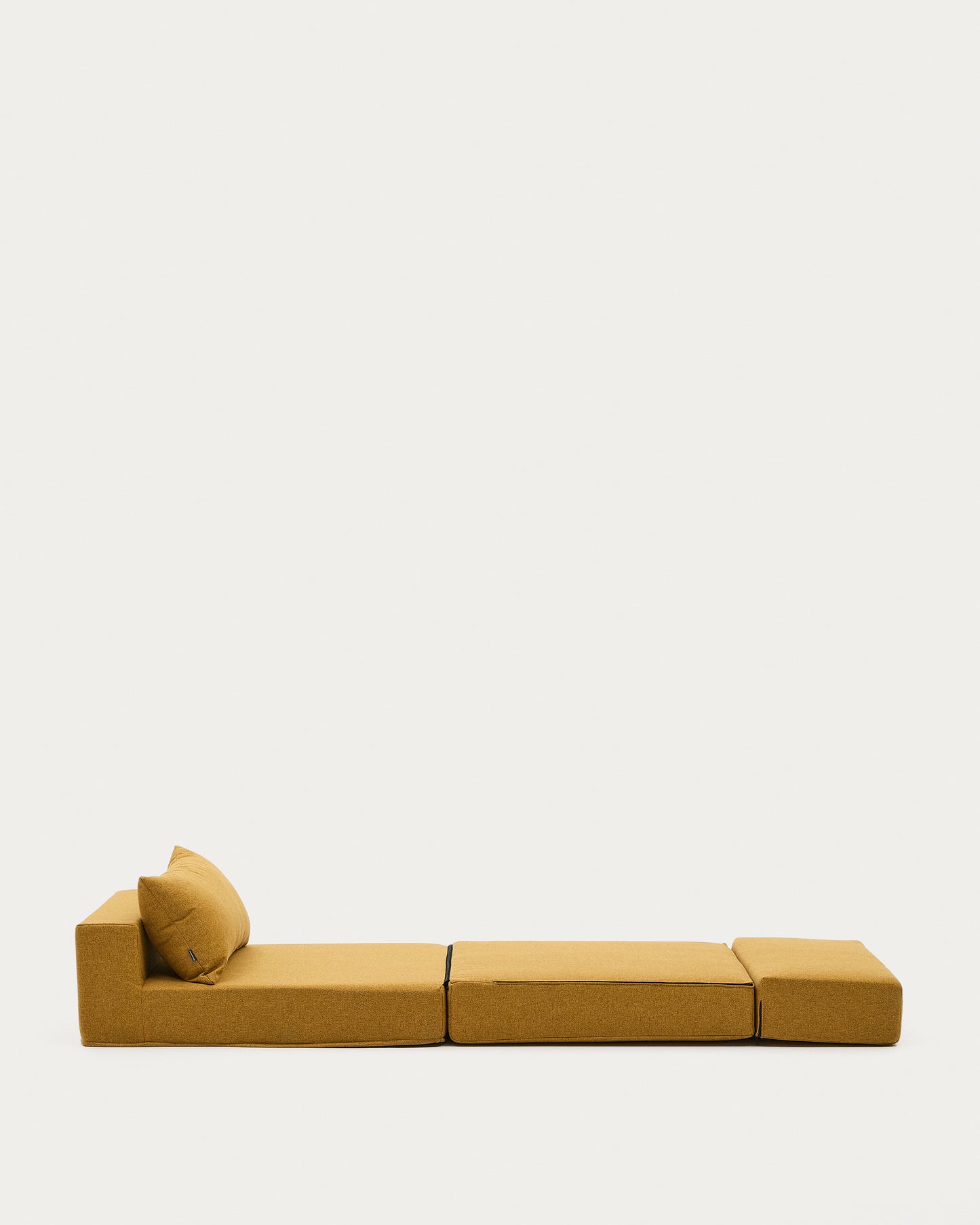 Pouf letto convertibile Arty mostarda70 x 89 (200) cm