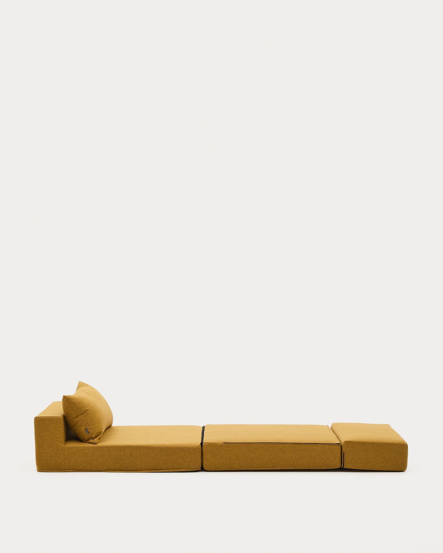 Pouf letto convertibile Arty mostarda 70 x 89 (200) cm