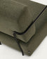 Poltrona Gamer verde e metallo con finitura verniciata nero opaco