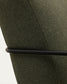 Poltrona Gamer verde e metallo con finitura verniciata nero opaco