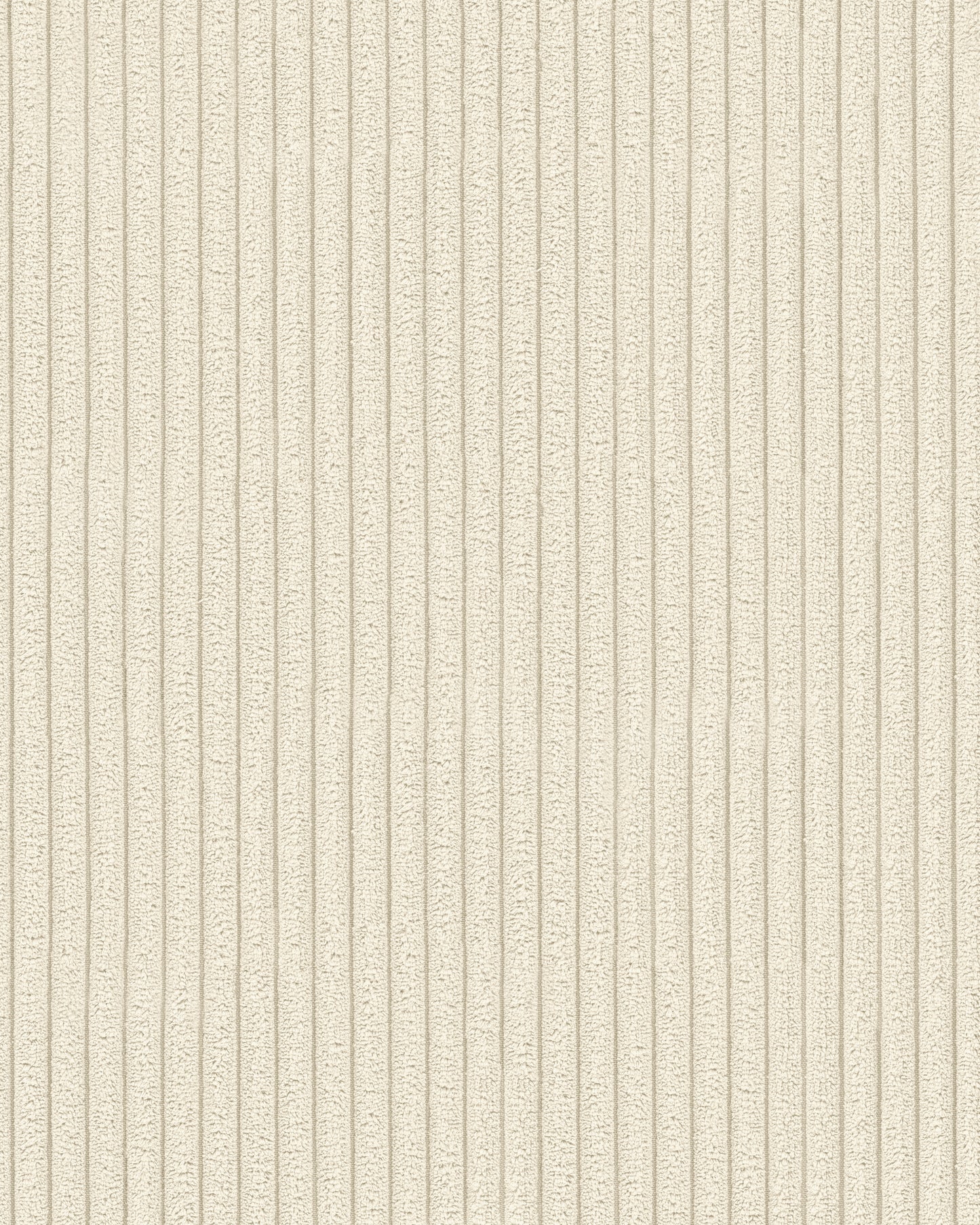 Divano Blok 3 posti in velluto a coste spesso color naturale 240 cm