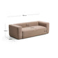 Divano Blok 3 posti in ciniglia marrone 240 cm FSC Mix Credit