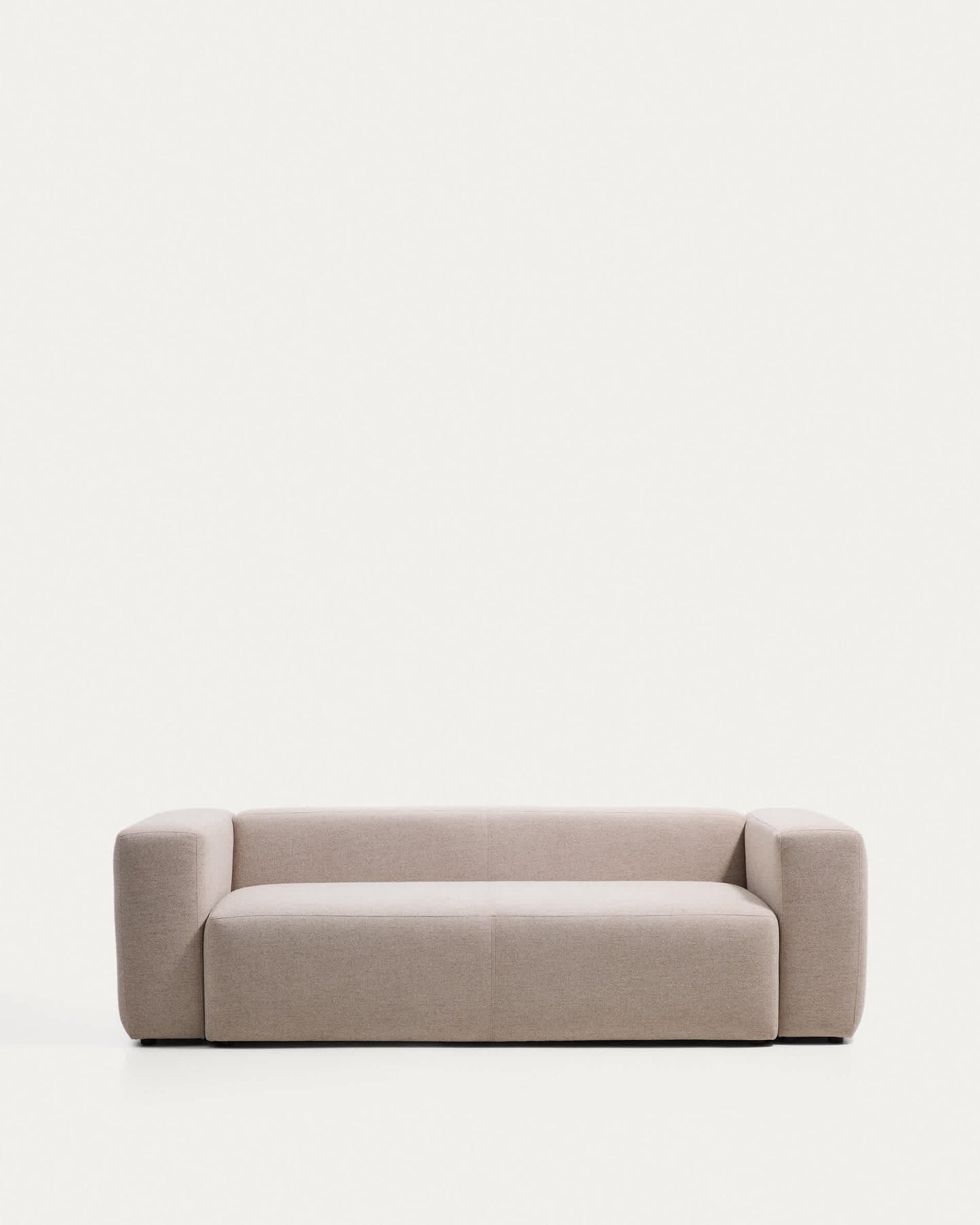 Divano Blok 3 posti in ciniglia beige 240 cm FSC Mix Credit