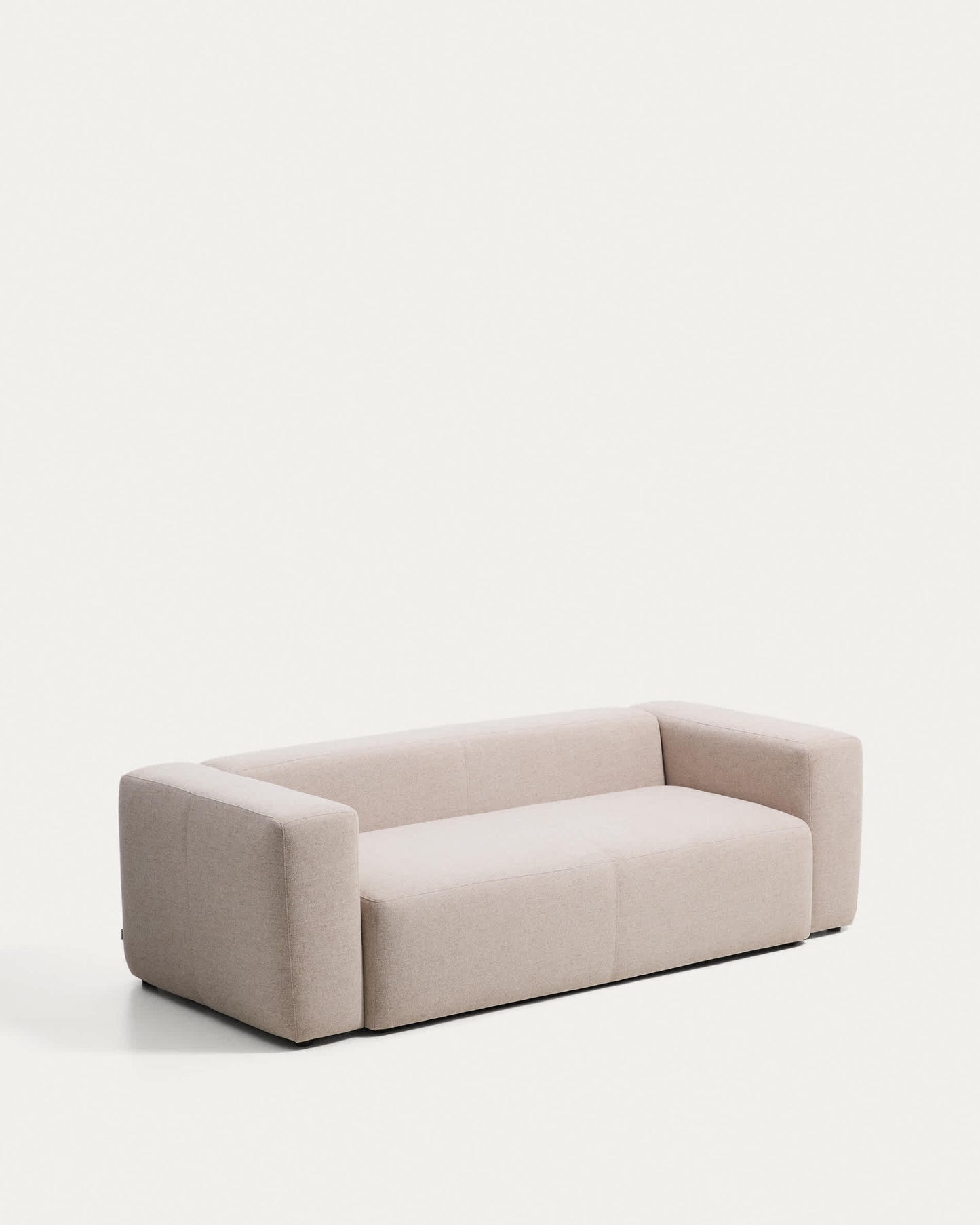 Divano Blok 3 posti in ciniglia beige 240 cm FSC Mix Credit
