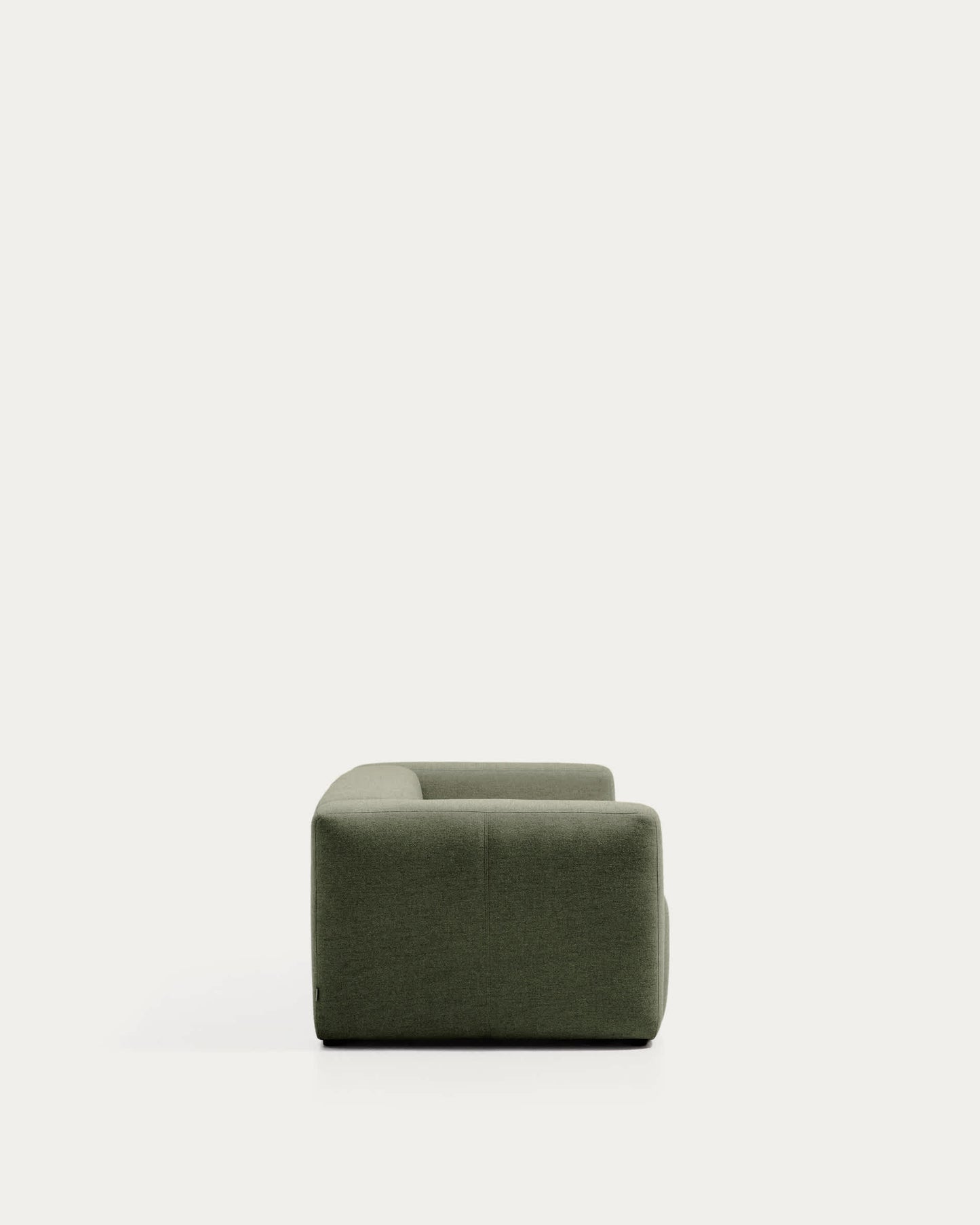 Divano Blok 3 posti in ciniglia verde muschio 240 cm FSC Mix Credit