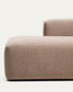 Divano Blok 3 posti in ciniglia marrone 290 cm FSC Mix Credit