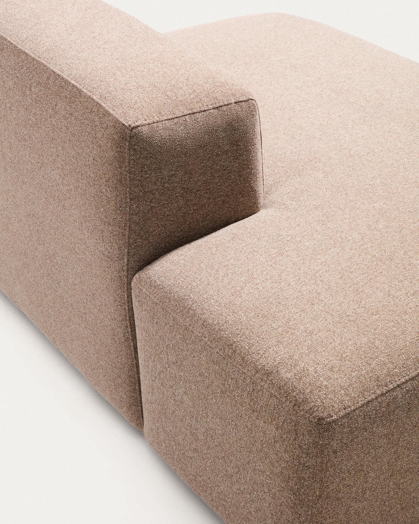 Divano Blok 3 posti in ciniglia marrone 290 cm FSC Mix Credit