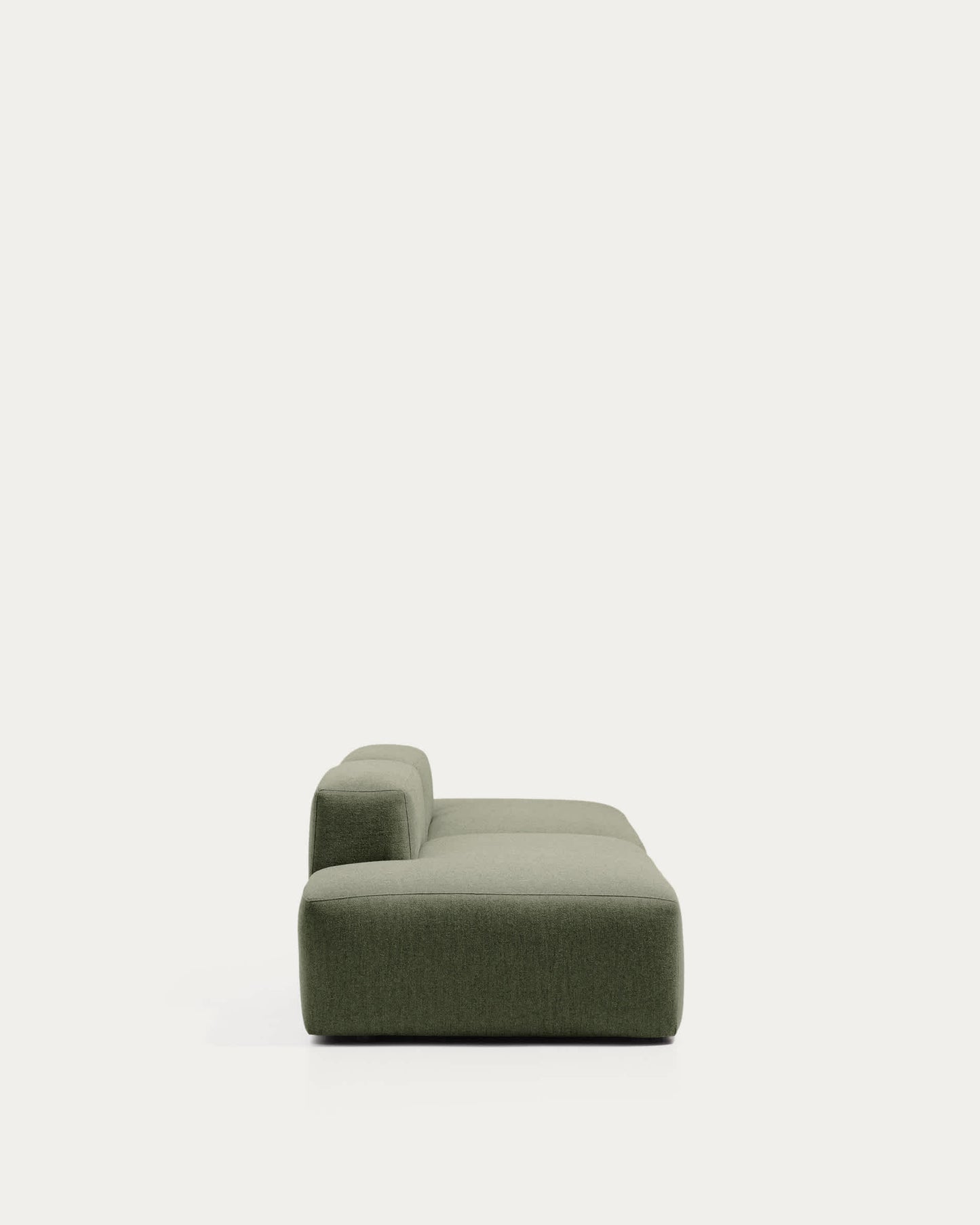 Divano Blok 3 posti in ciniglia verde muschio 290 cm FSC Mix Credit