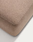 Divano Blok 3 posti con terminale destro in ciniglia marrone 325 cm FSC Mix Credit