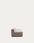 Divano Blok 3 posti con terminale destro in ciniglia beige 325 cm FSC Mix Credit